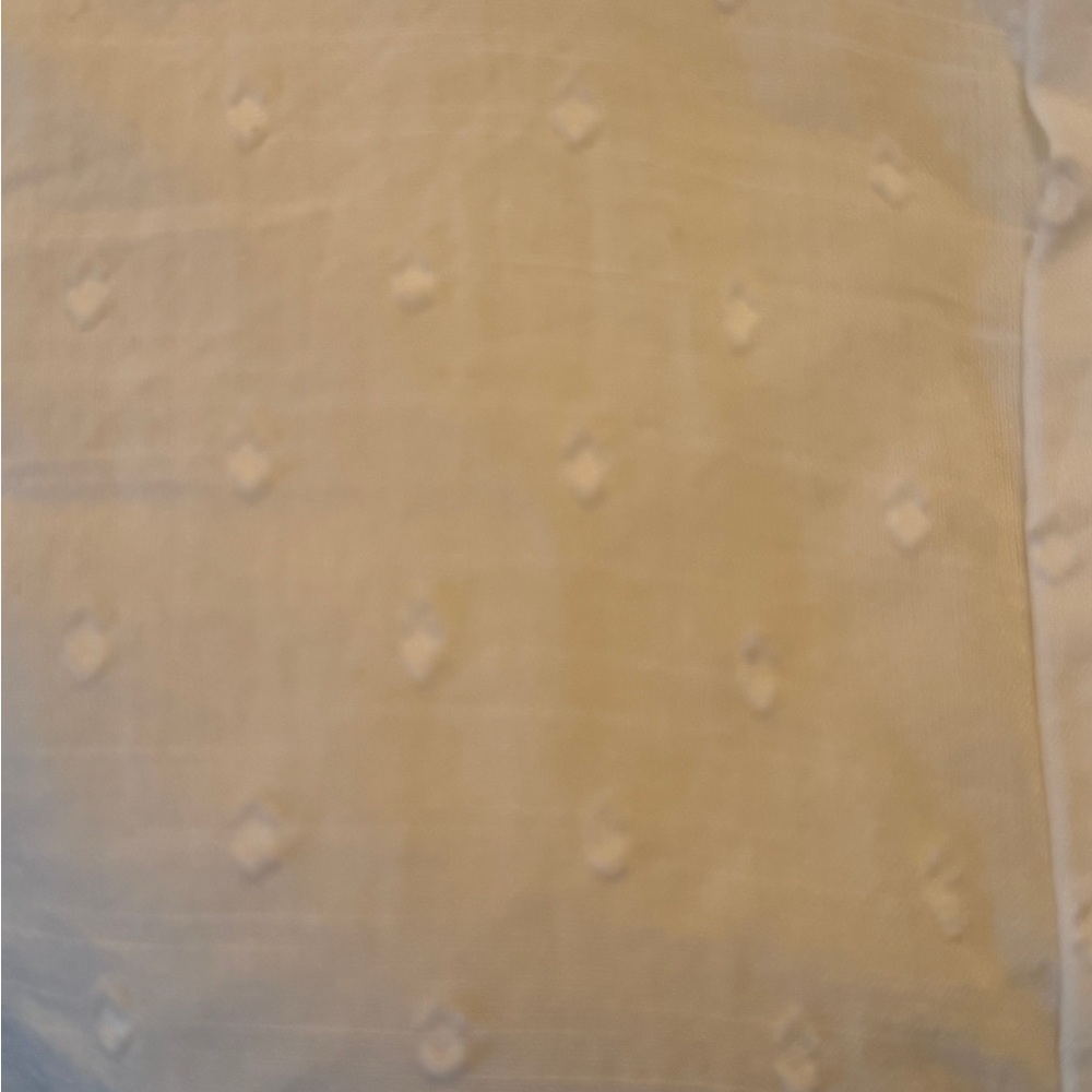 GAP white Swiss dot Textured Shirt - Picture 2 of 4